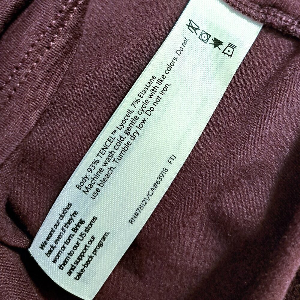 Eileen Fisher Fine Jersey Crew Neck Tunic Cassis Size 2X - Picture 8 of 9